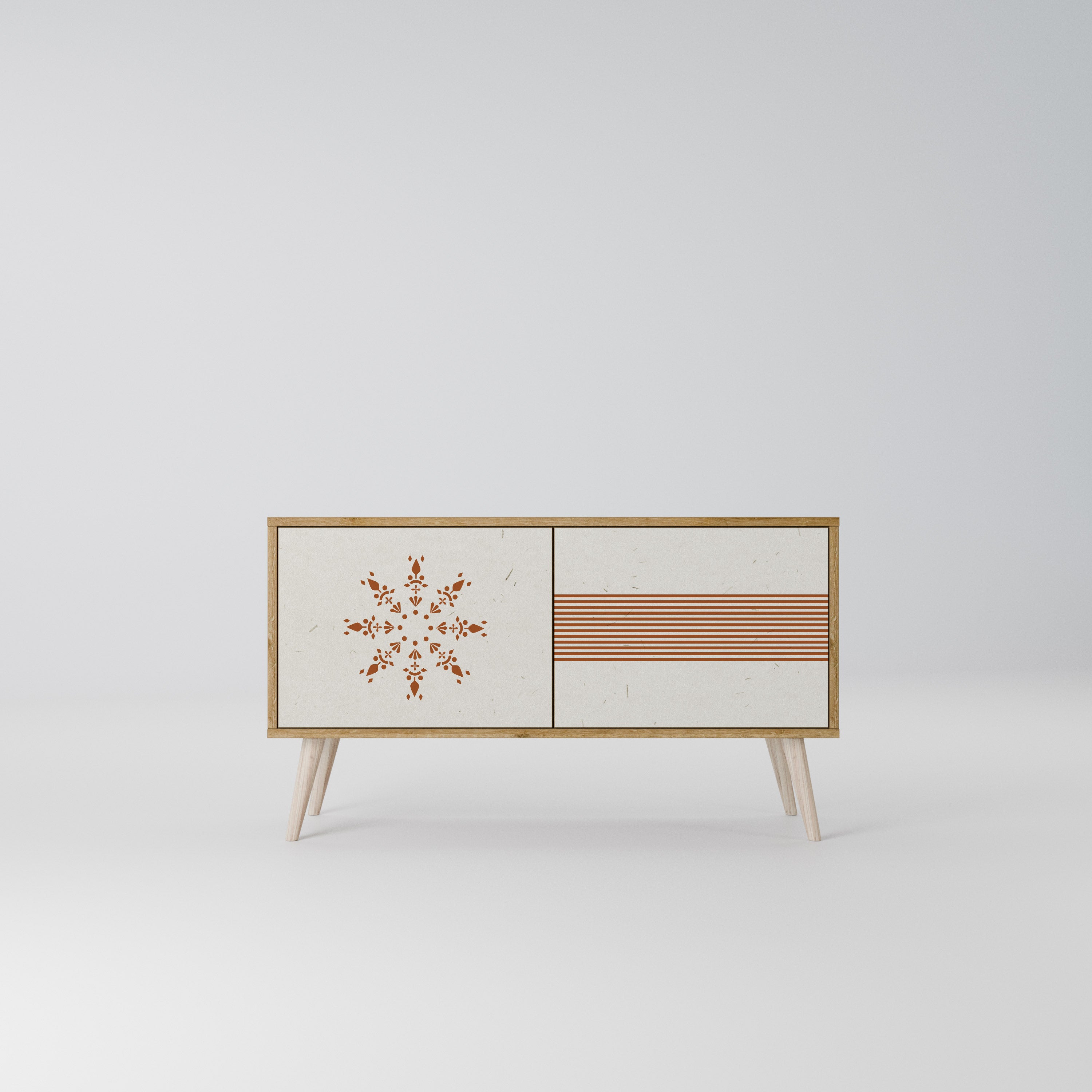 DAILY HARMONY Kompaktní dvoudveřový TV stolek