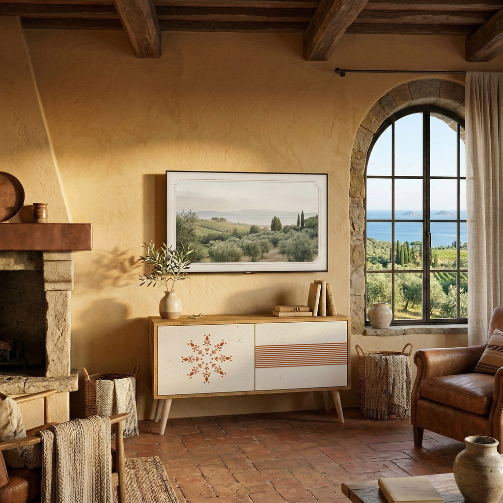 DAILY HARMONY Kompaktní dvoudveřový TV stolek