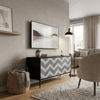 TOUGH ZIG ZAG Kompaktní dvoudveřový TV stolek