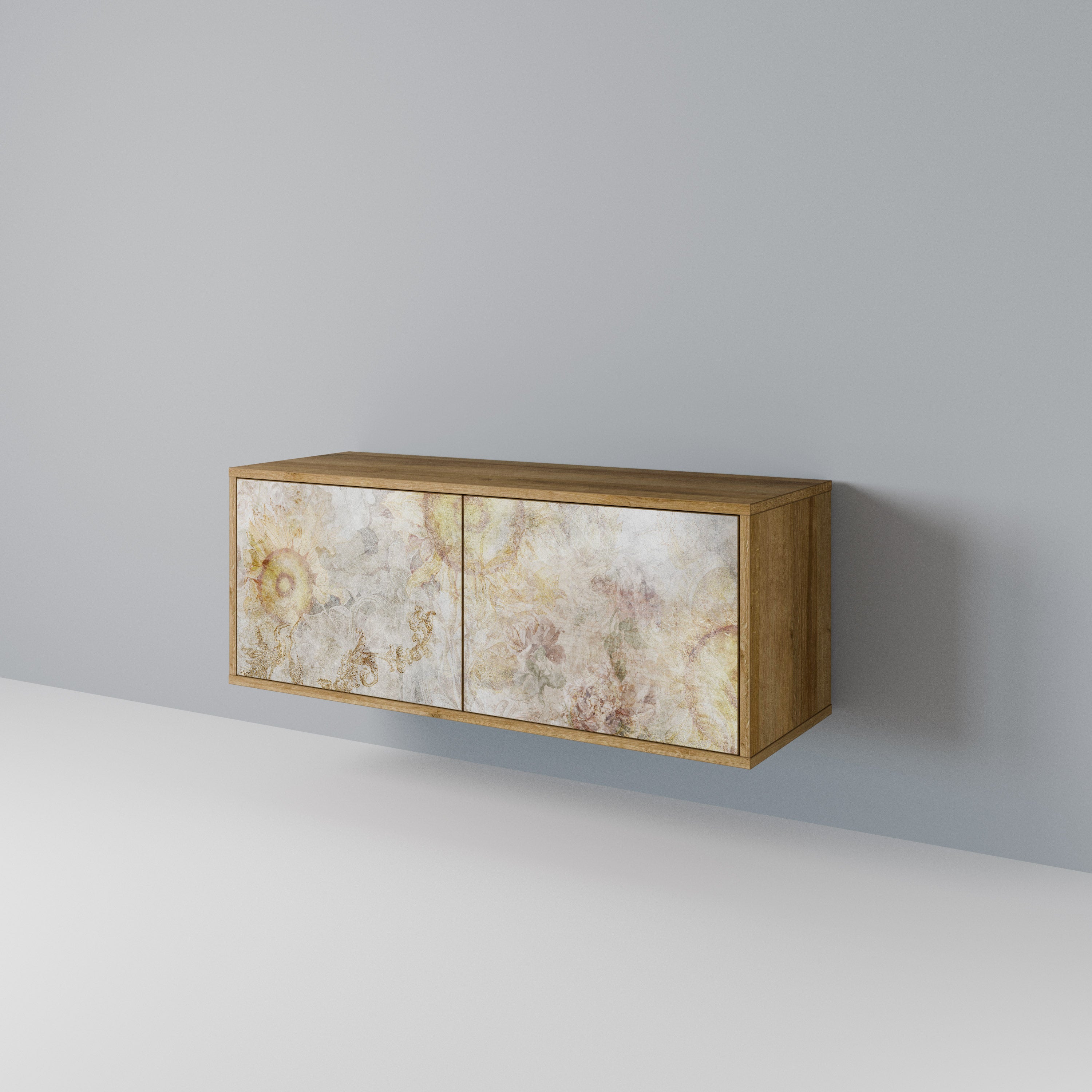 SUNFLOWER BLUR Compact 2-Door TV Cabinet