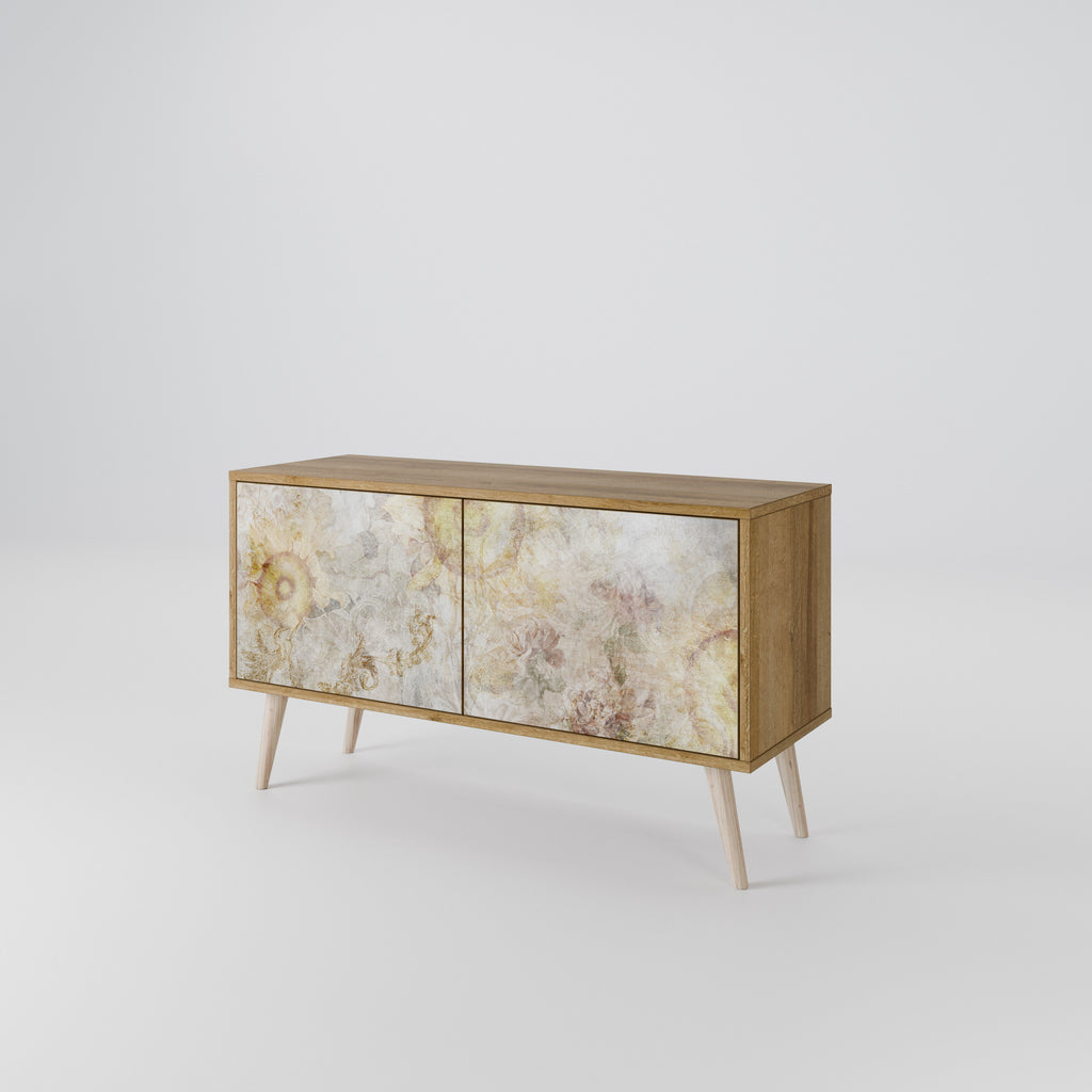 SUNFLOWER BLUR Kompaktní dvoudveřový TV stolek