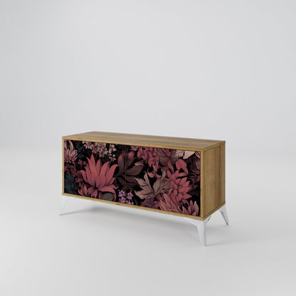 FLORAL WHISPER Kompaktní dvoudveřový TV stolek