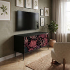 FLORAL WHISPER Kompaktní dvoudveřový TV stolek