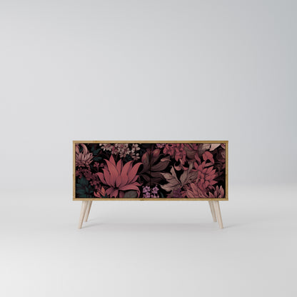 FLORAL WHISPER Kompaktní dvoudveřový TV stolek