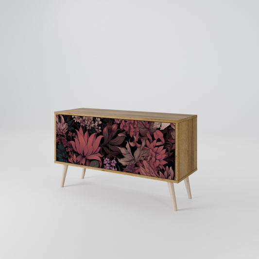 FLORAL WHISPER Kompaktní dvoudveřový TV stolek