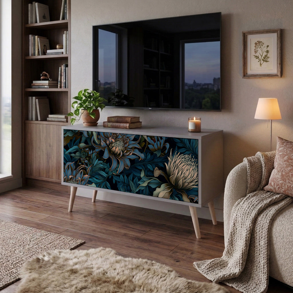TWILIGHT BLOOM Kompaktní dvoudveřový TV stolek