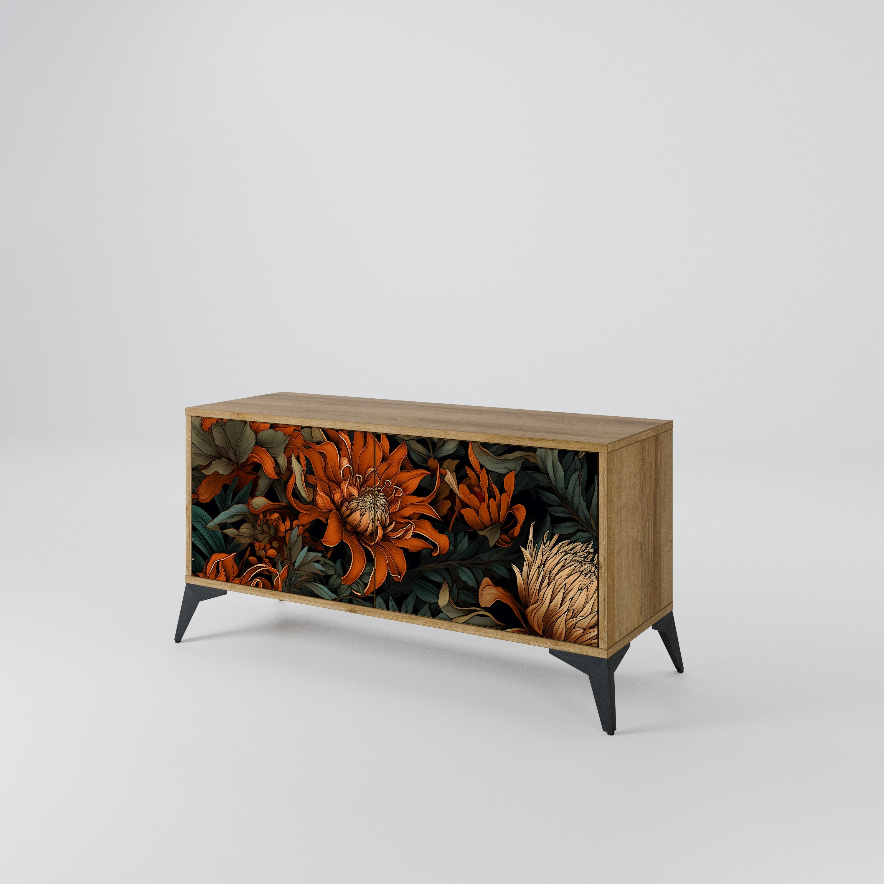 DAWN BLOOM Compact 2-Door TV Cabinet