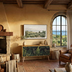 FERN FLOWERS Kompaktní dvoudveřový TV stolek