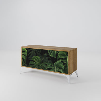 INFINITE MONSTERA Kompaktní dvoudveřový TV stolek
