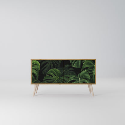 INFINITE MONSTERA Kompaktní dvoudveřový TV stolek