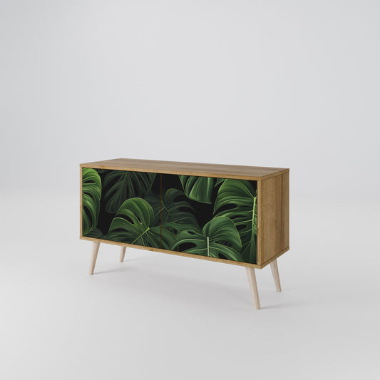 INFINITE MONSTERA Kompaktní dvoudveřový TV stolek