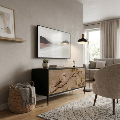 PETAL DISTINGUISH Kompaktní dvoudveřový TV stolek