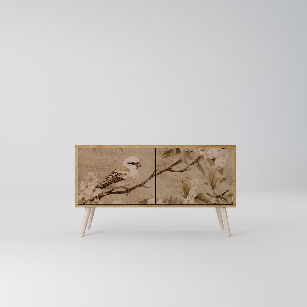 PETAL DISTINGUISH Kompaktní dvoudveřový TV stolek