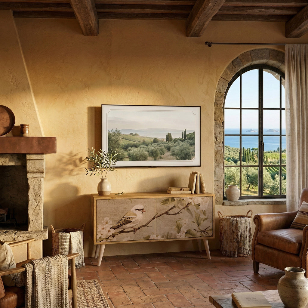 PETAL DISTINGUISH Kompaktní dvoudveřový TV stolek