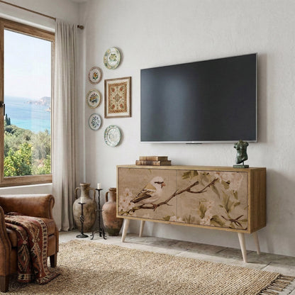 PETAL DISTINGUISH Kompaktní dvoudveřový TV stolek