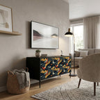 FOWLY DAZE Kompaktní dvoudveřový TV stolek