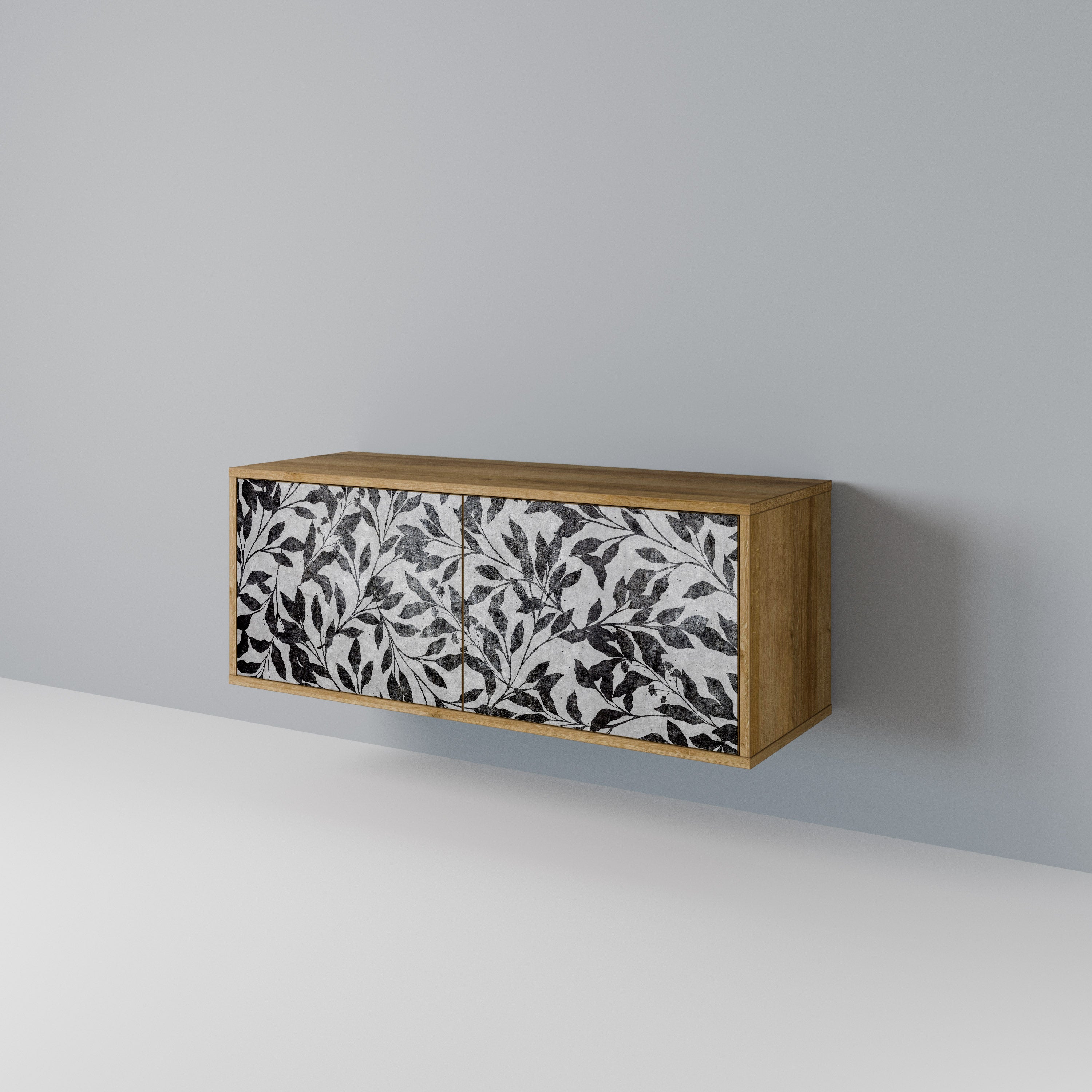 CHARCOAL SPROUT Compact 2-Door TV Cabinet