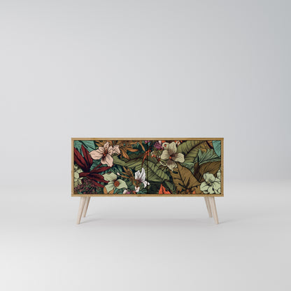 BOTANICAL EMERGENCE Kompaktní dvoudveřový TV stolek