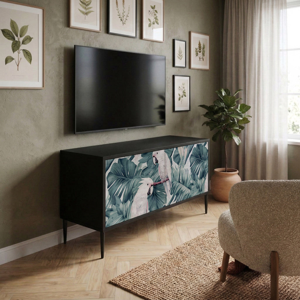 POPINJAY LOOK Kompaktní dvoudveřový TV stolek