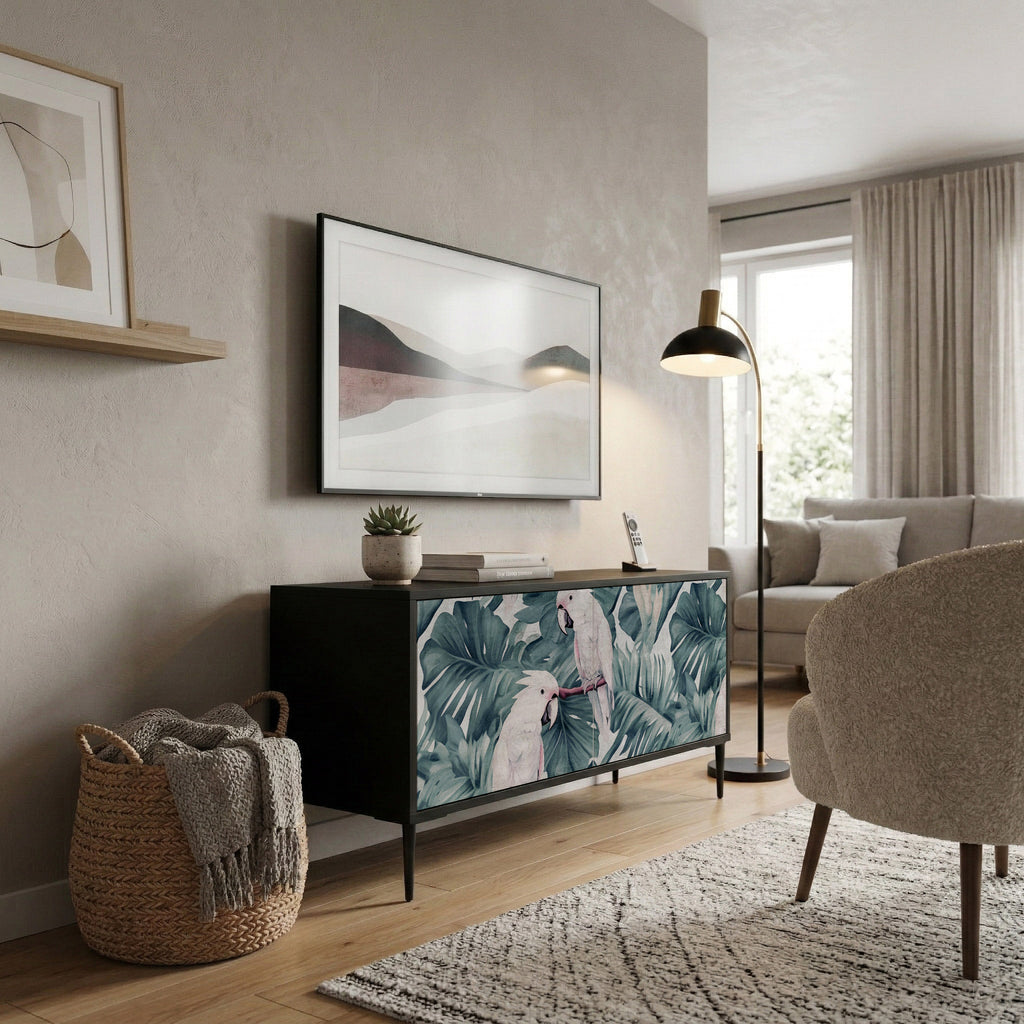 POPINJAY LOOK Kompaktní dvoudveřový TV stolek