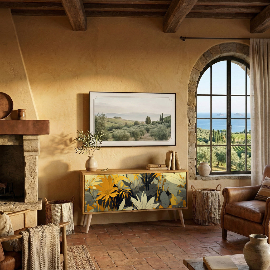 SUNKISSED LILY Kompaktní dvoudveřový TV stolek