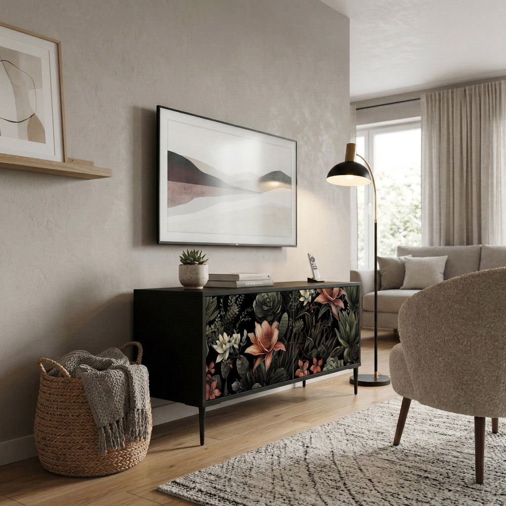 SECRET VERDURE Kompaktní dvoudveřový TV stolek