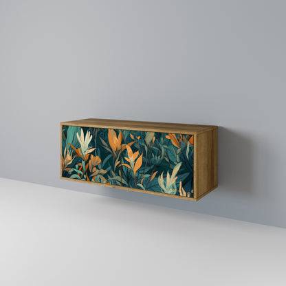 FLORAL SERENITY Kompaktní dvoudveřový TV stolek