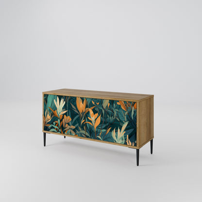 FLORAL SERENITY Kompaktní dvoudveřový TV stolek