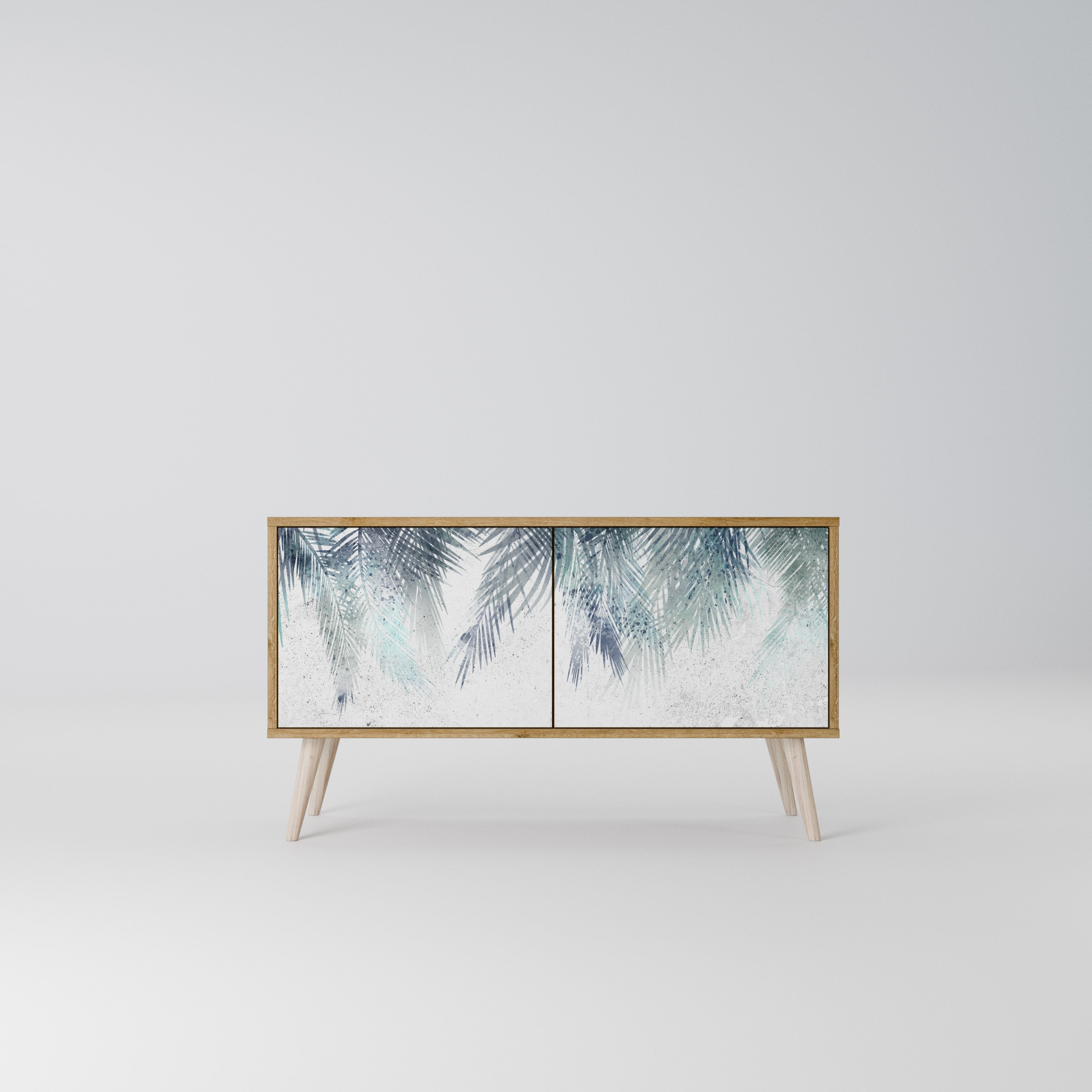 PALM VEIL Kompaktní dvoudveřový TV stolek