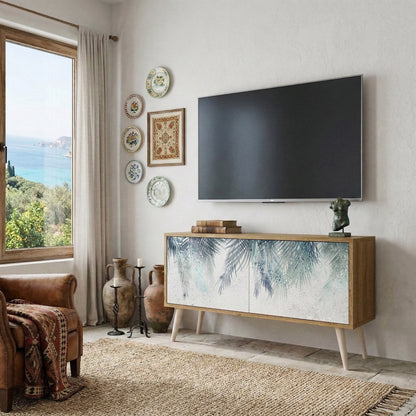 PALM VEIL Kompaktní dvoudveřový TV stolek