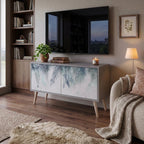 PALM VEIL Kompaktní dvoudveřový TV stolek