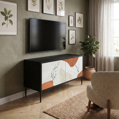 TRANQUIL TWIG Kompaktní dvoudveřový TV stolek