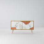 TRANQUIL TWIG Kompaktní dvoudveřový TV stolek