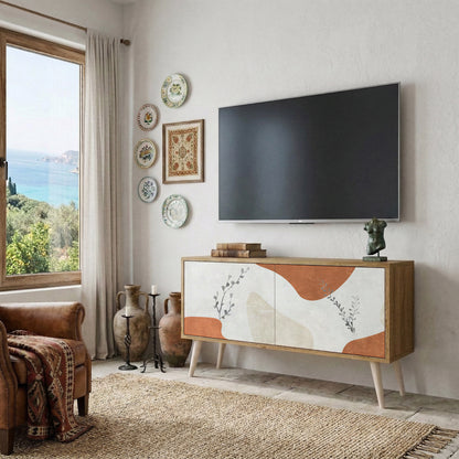 TRANQUIL TWIG Kompaktní dvoudveřový TV stolek