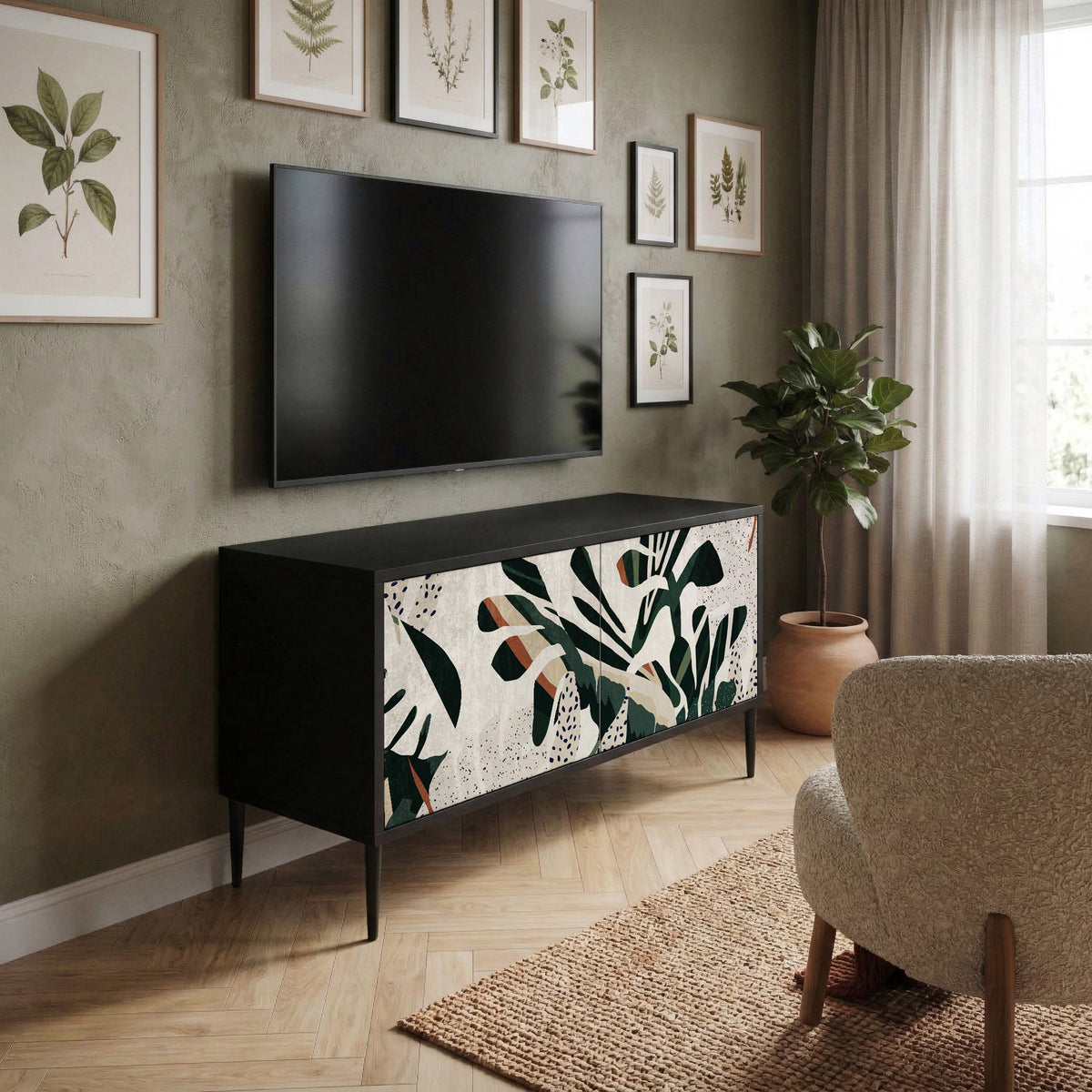 VERDURE FORMATION Kompaktní dvoudveřový TV stolek