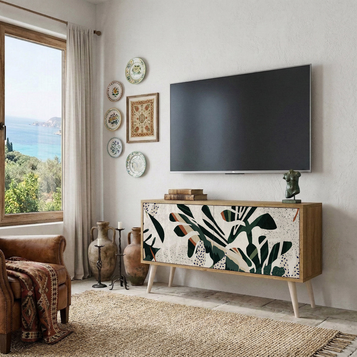 VERDURE FORMATION Kompaktní dvoudveřový TV stolek