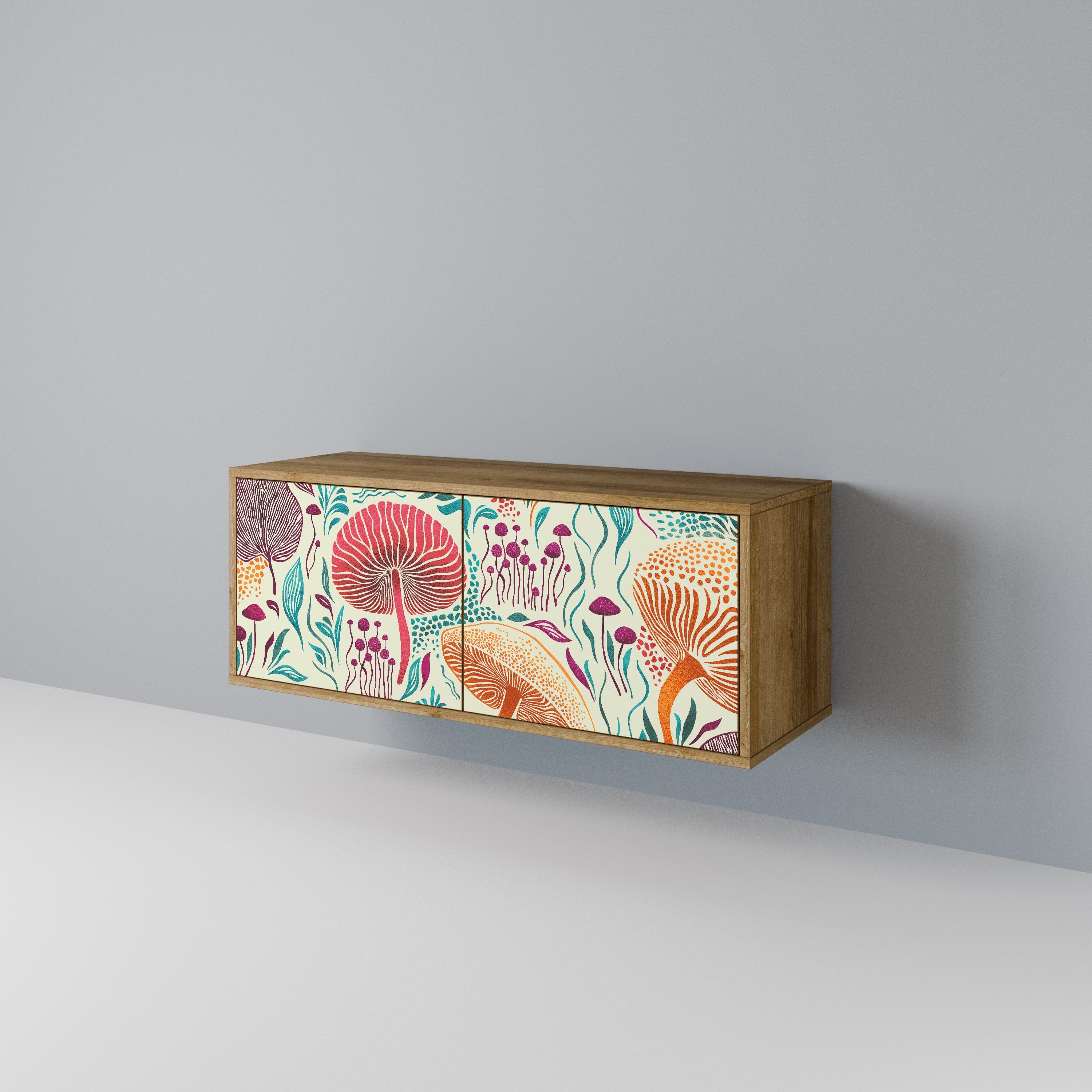 FUNGUS FANTASY Compact 2-Door TV Cabinet