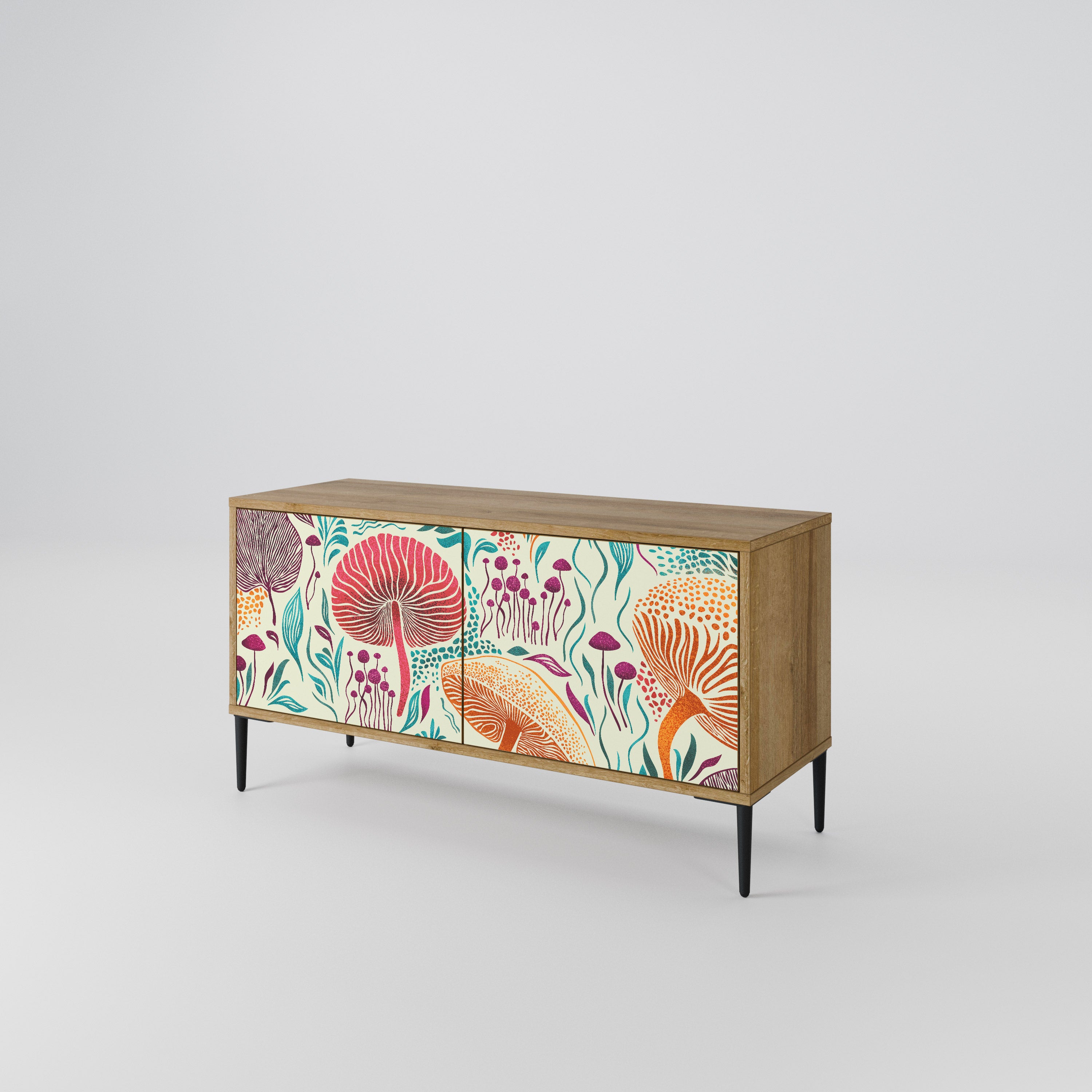 FUNGUS FANTASY Compact 2-Door TV Cabinet