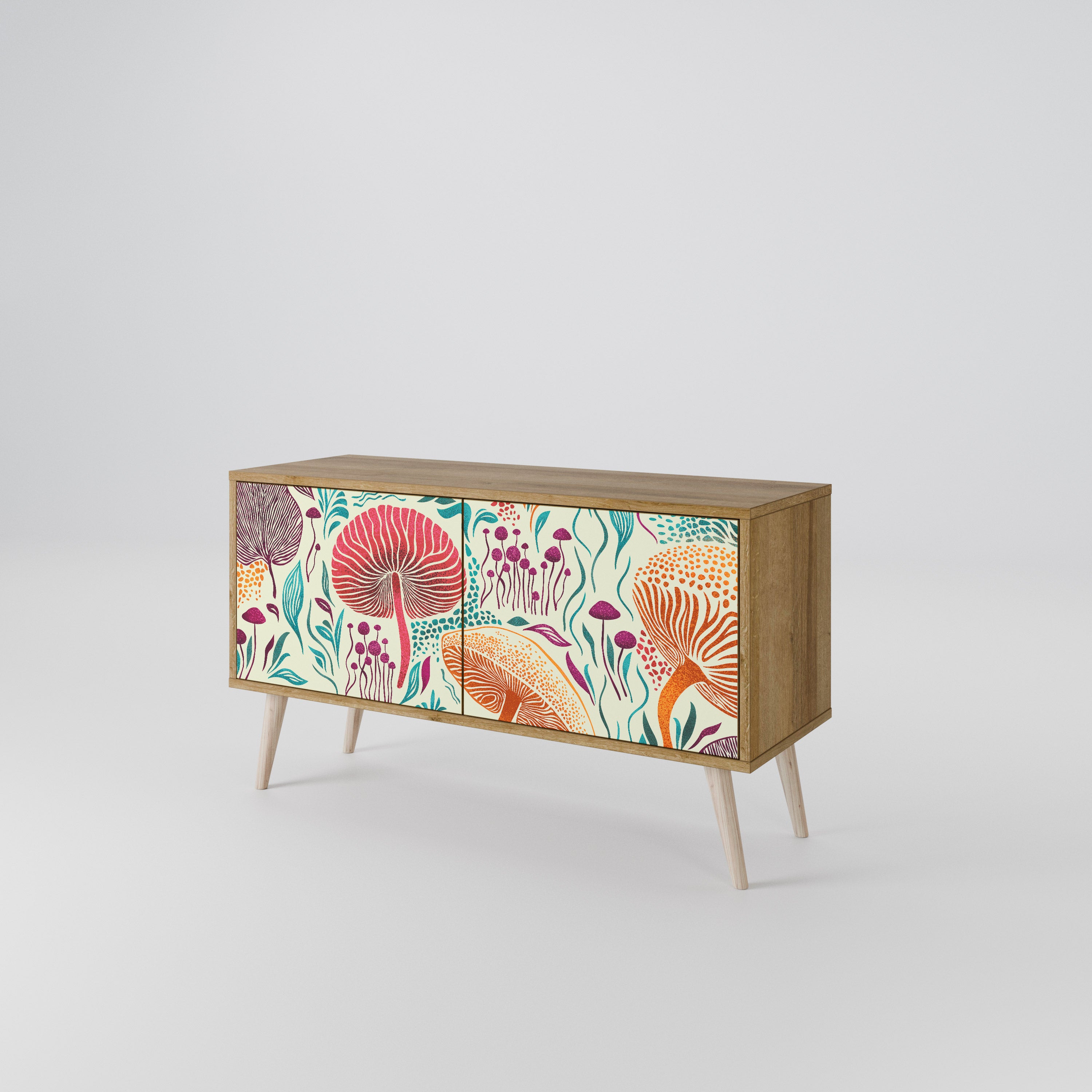 FUNGUS FANTASY Compact 2-Door TV Cabinet