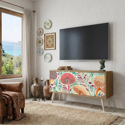 FUNGUS FANTASY Kompaktní dvoudveřový TV stolek