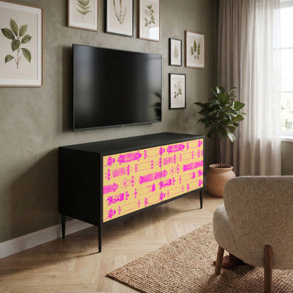SKATEBOARD ARTISTRY Kompaktní dvoudveřový TV stolek