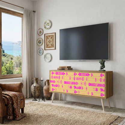 SKATEBOARD ARTISTRY Kompaktní dvoudveřový TV stolek