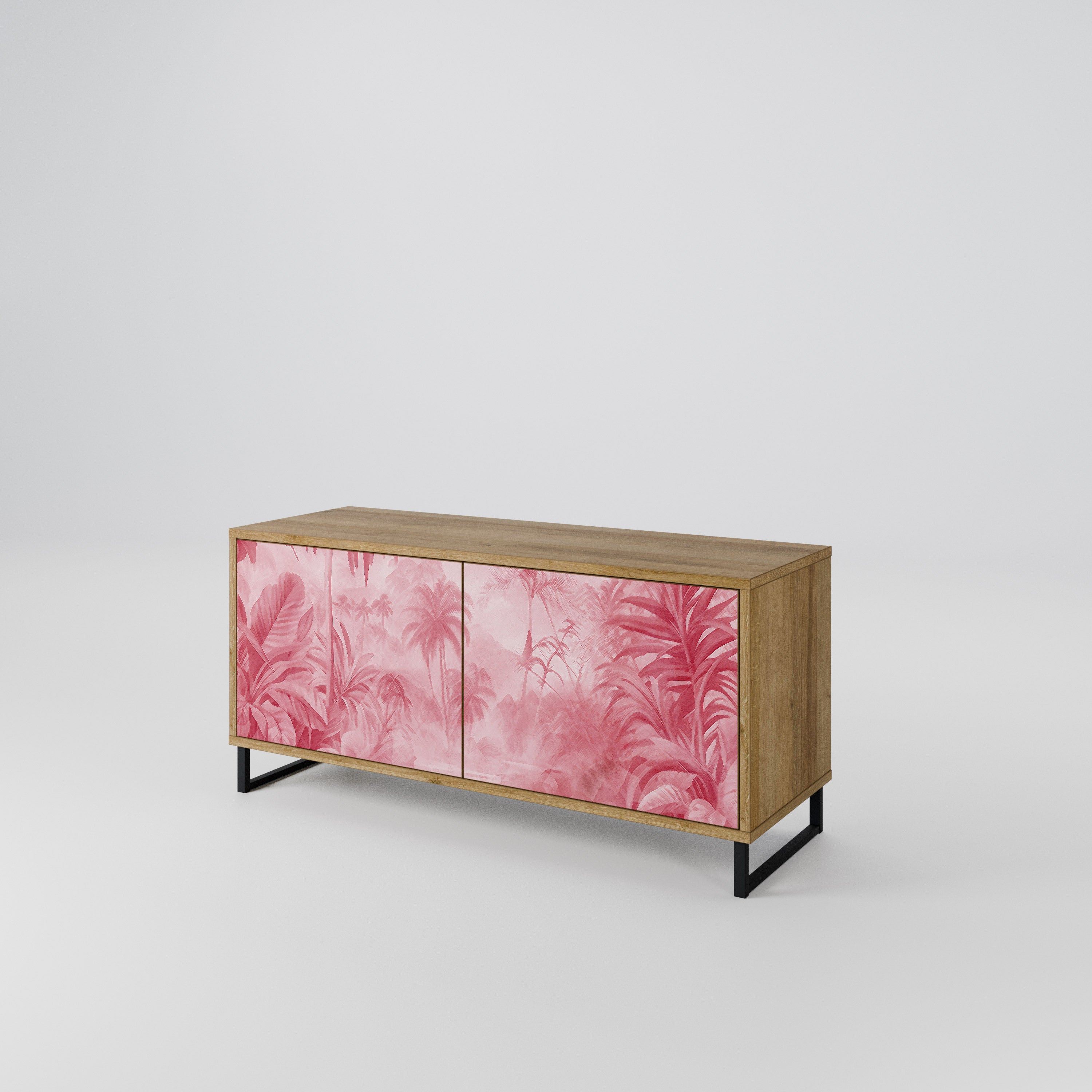 SWEET TROPICS Compact 2-Door TV Cabinet