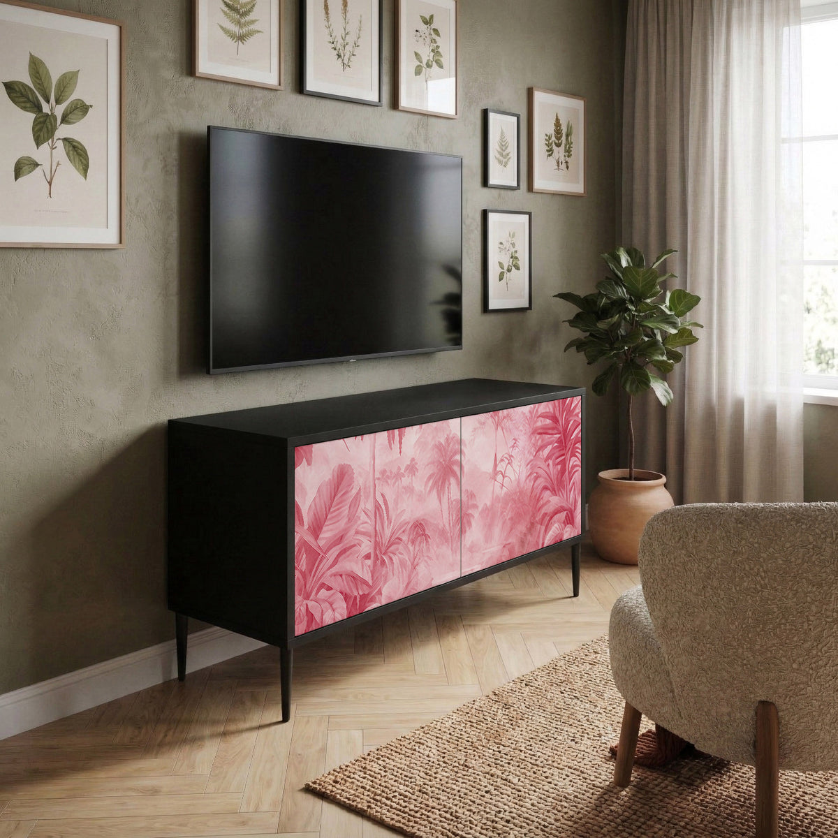 SWEET TROPICS Kompaktní dvoudveřový TV stolek