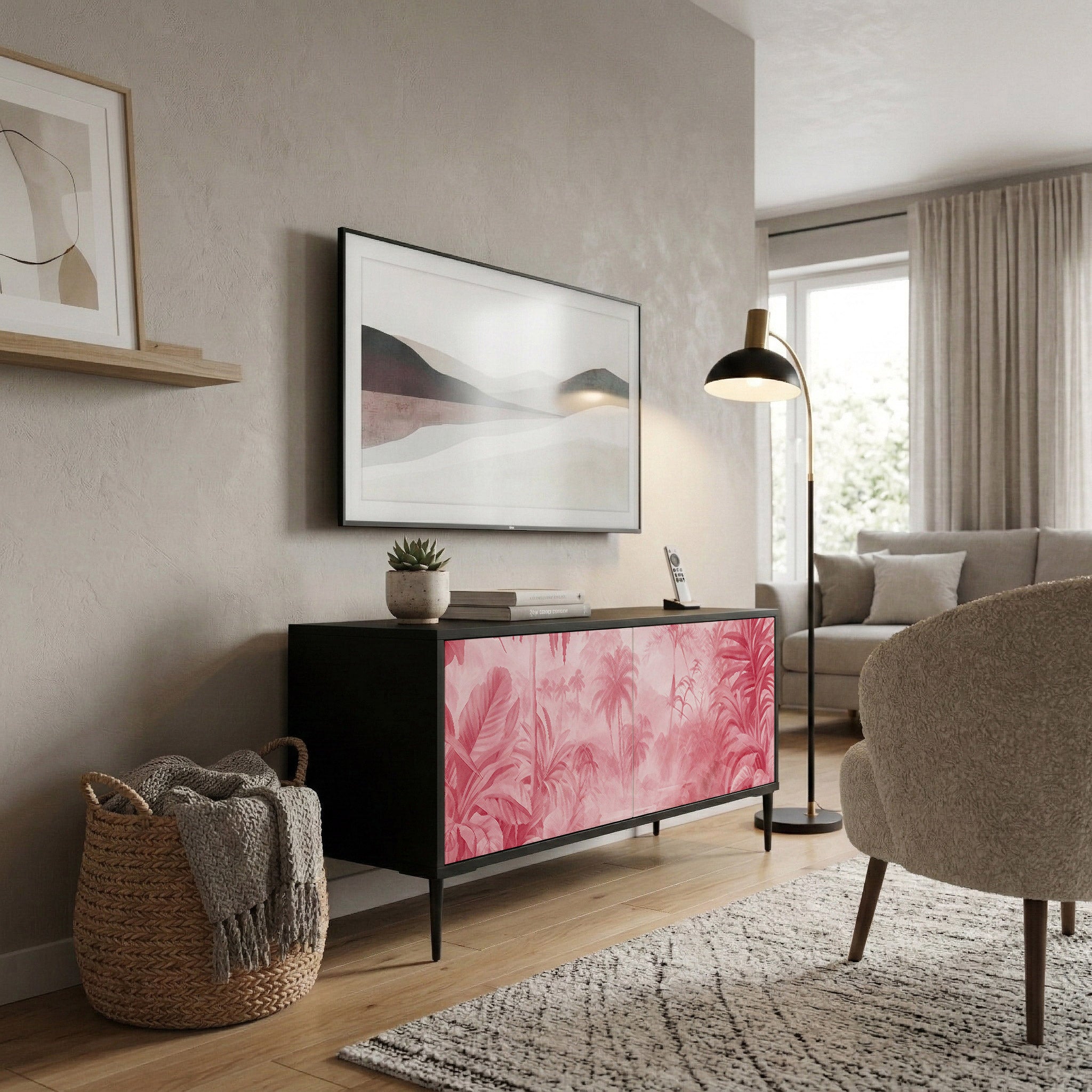 SWEET TROPICS Kompaktní dvoudveřový TV stolek