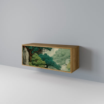 VERDURE ABYSS Kompaktní dvoudveřový TV stolek