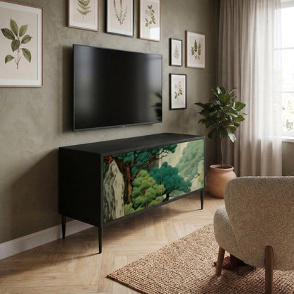 VERDURE ABYSS Kompaktní dvoudveřový TV stolek