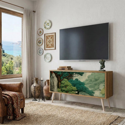 VERDURE ABYSS Kompaktní dvoudveřový TV stolek