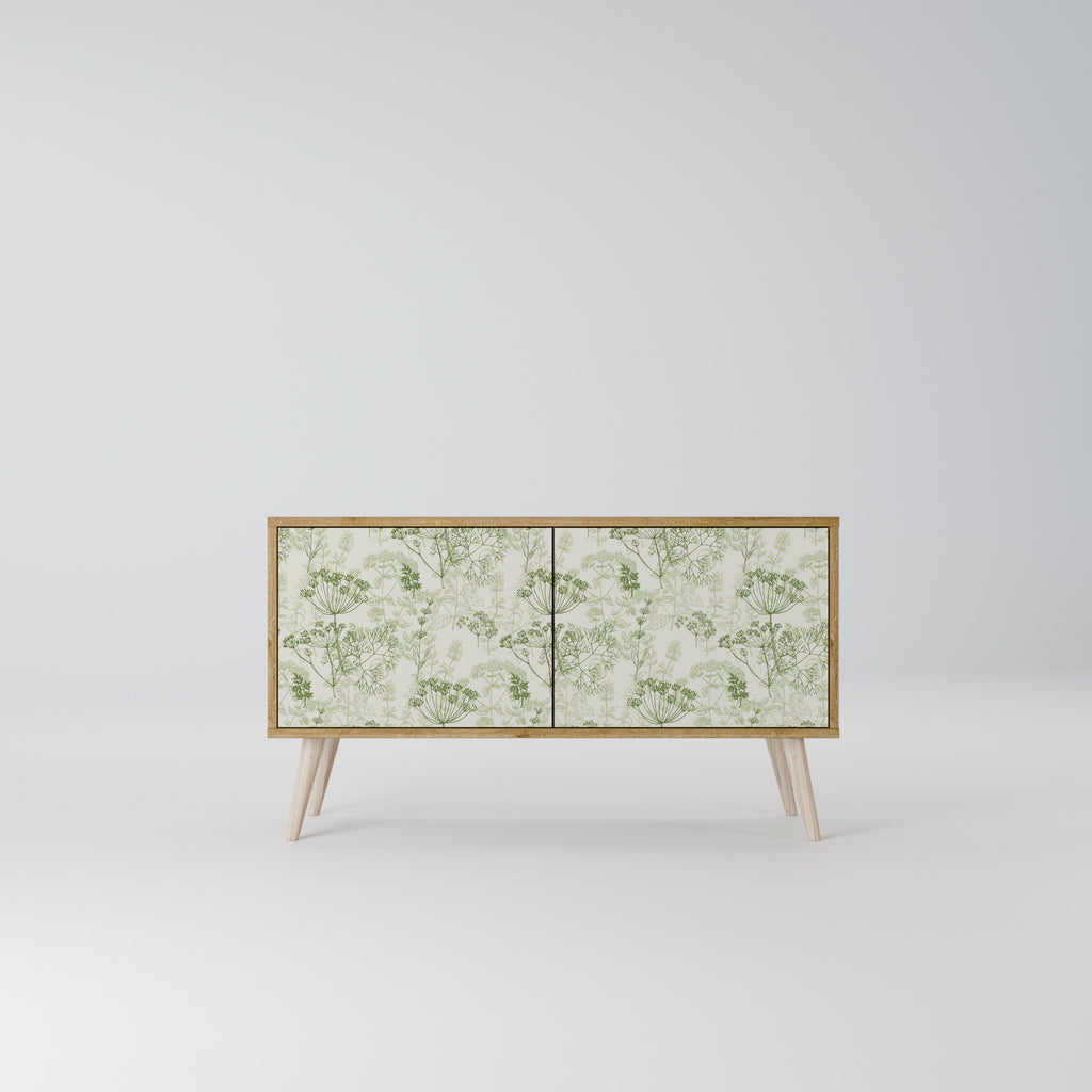 FENNEL BALDACHIN Kompaktní dvoudveřový TV stolek