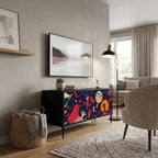 FESTIVE PLEASURES Kompaktní dvoudveřový TV stolek